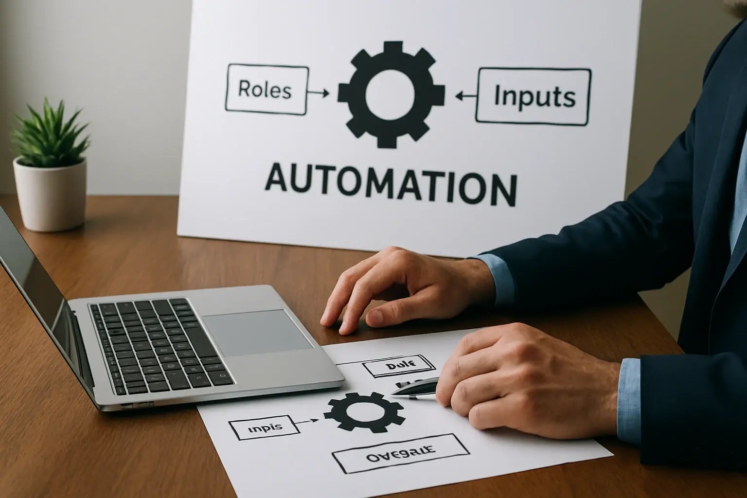 Automation Blueprint: Roles, Inputs, and Outputs - automate blog content creation for organic traffic guide