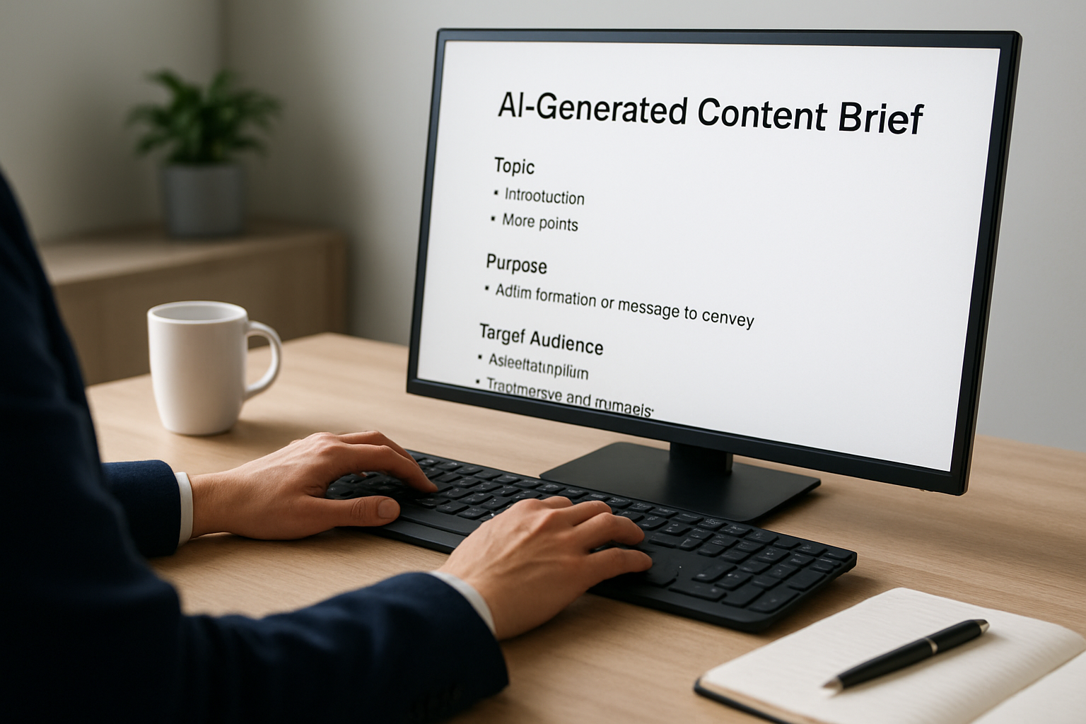 Illustration for Practical Tips, Examples, and Expert Insights related to ai content brief generation