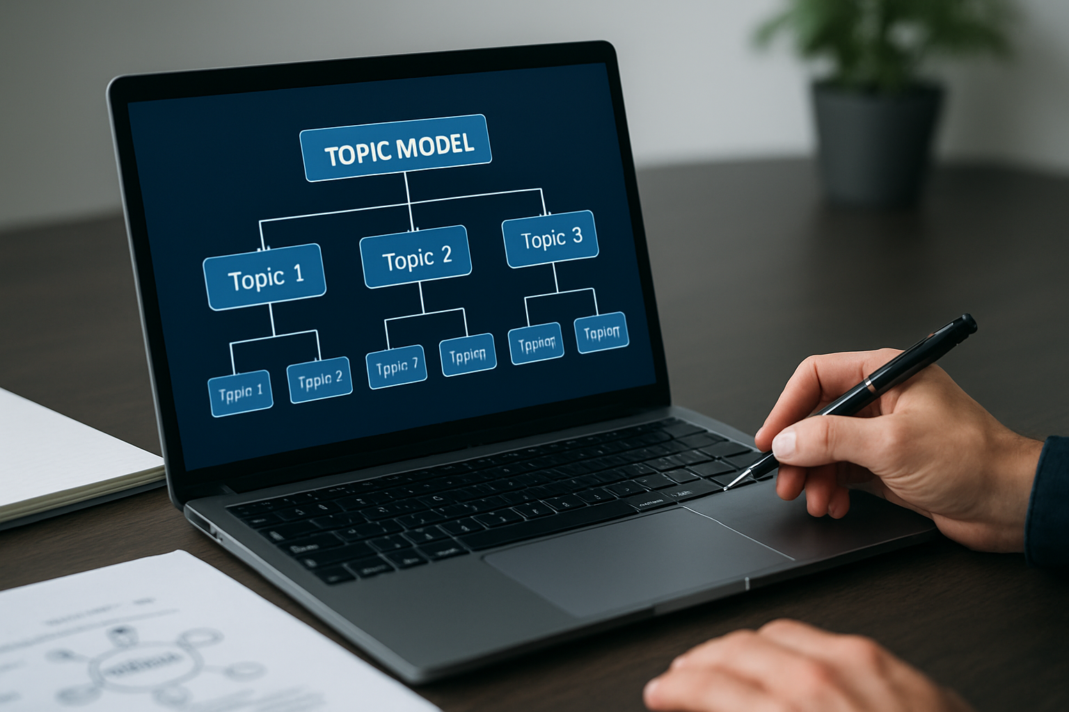 Illustration for The 7-Step Playbook to Automate Topic Maps, Briefs and Internal Linking related to ai topic modeling for seo