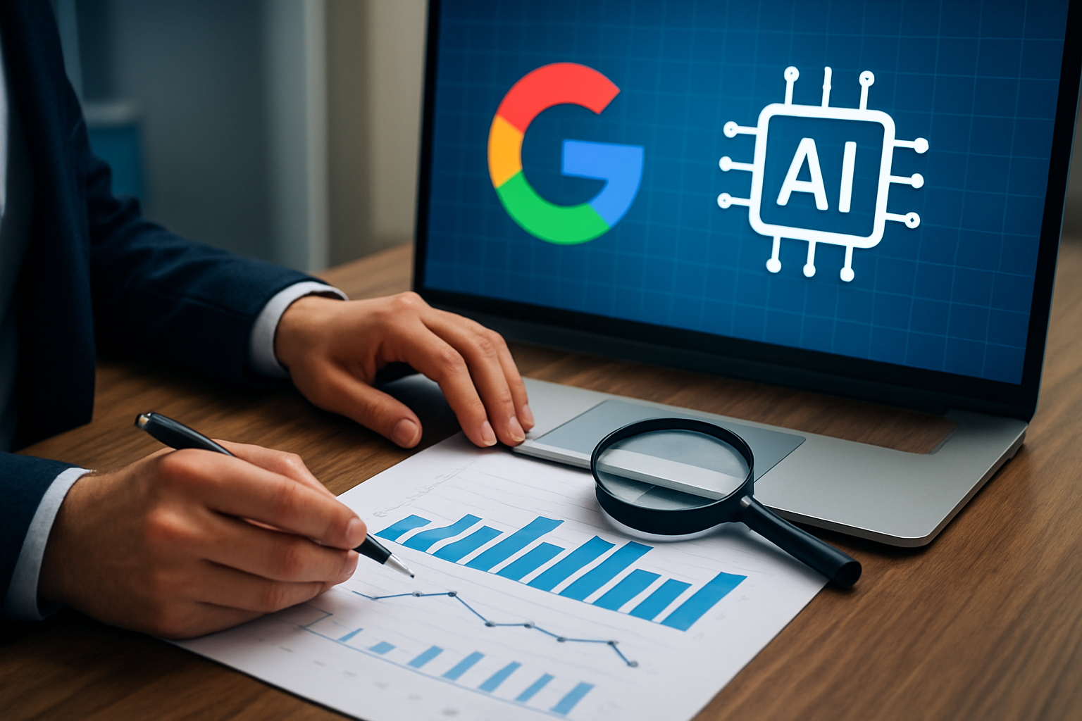 Illustration for How Do You Measure Impact Across Google and Artificial Intelligence Search Engines? related to how do llm based seo tools improve rankings