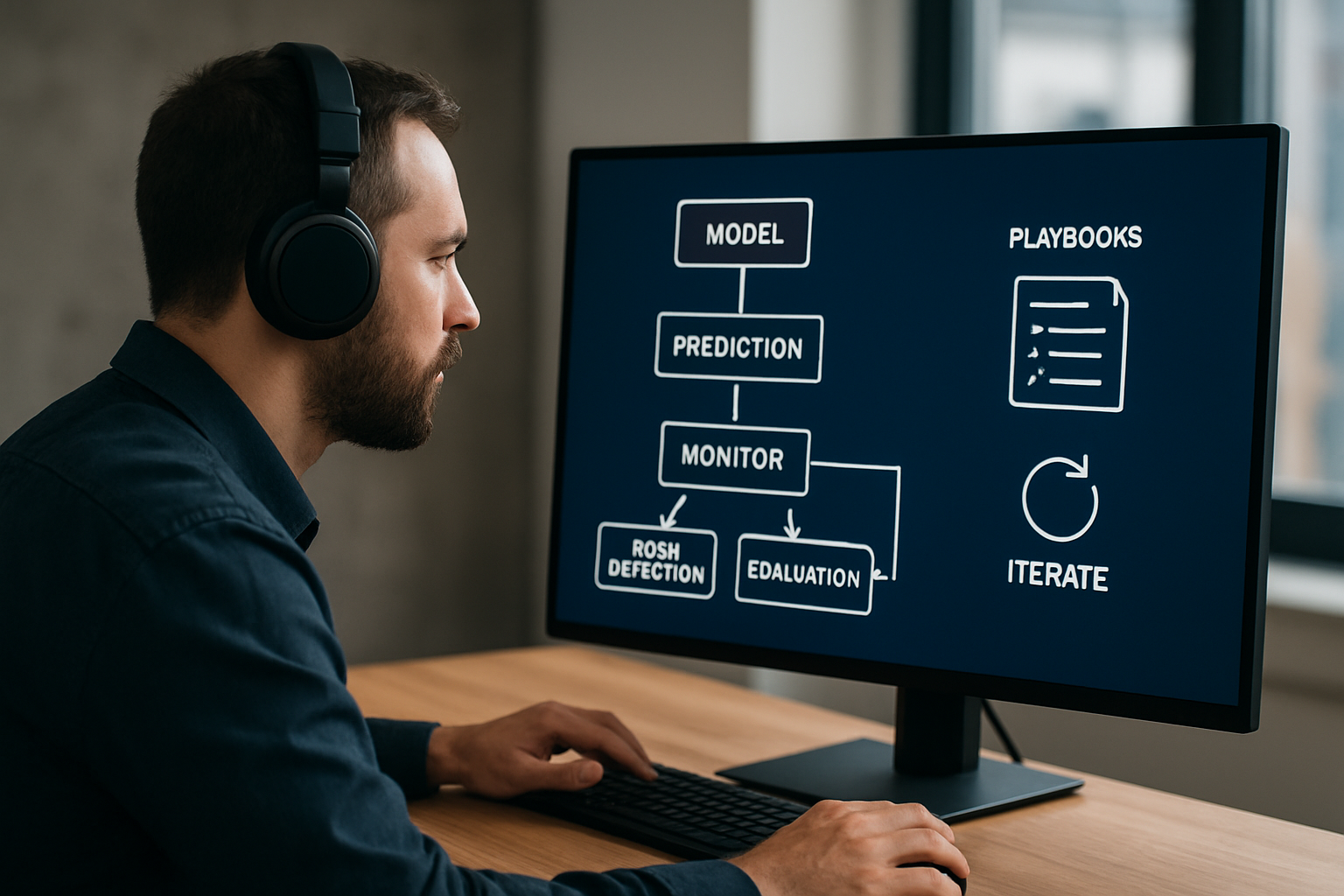 Illustration for Step 8: Monitor Drift, Run Playbooks, and Iterate related to AI workflows for brand visibility in AI search