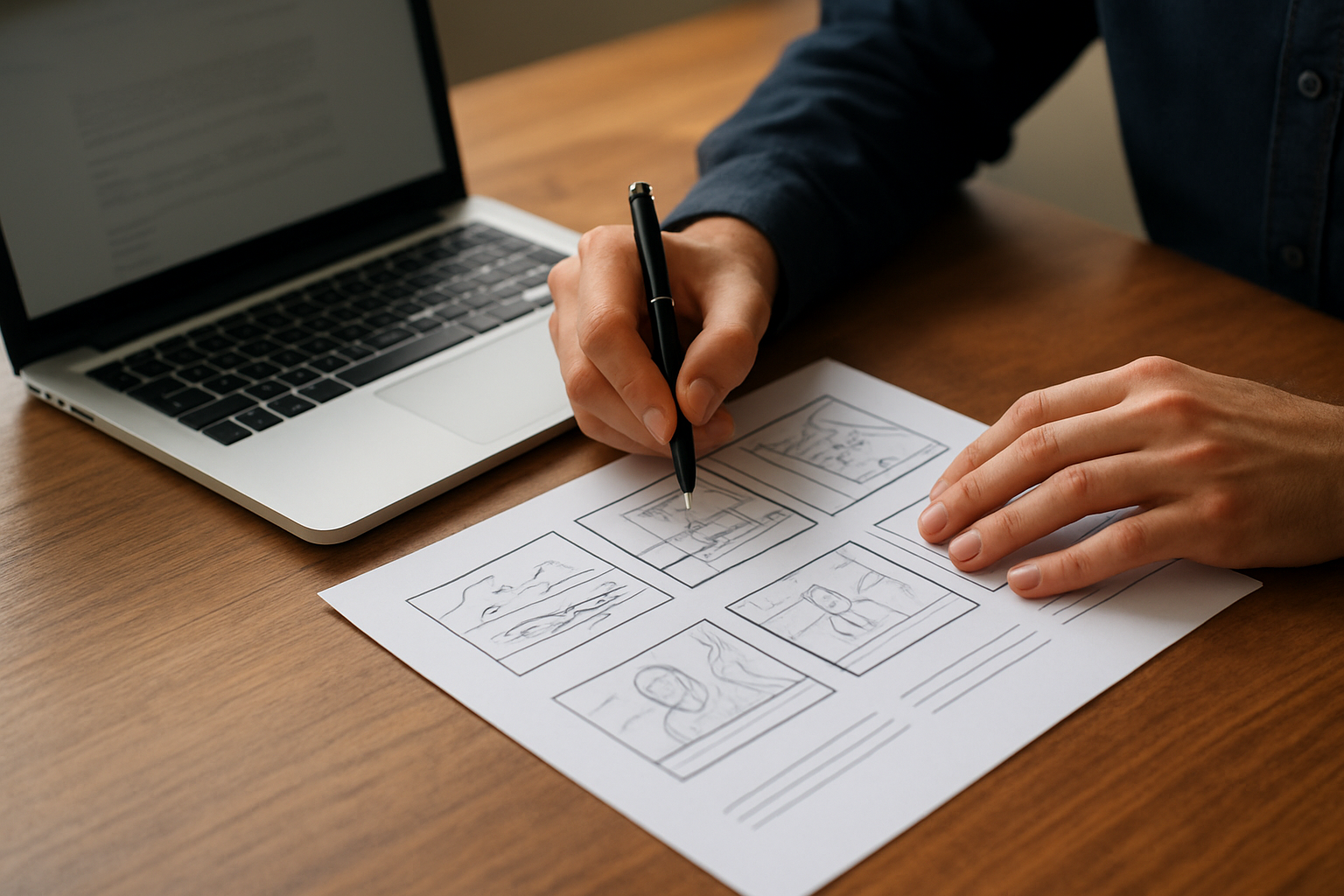 Illustration for Write the Script and Storyboard With Large Language Models, Not For Them related to seo marketing video