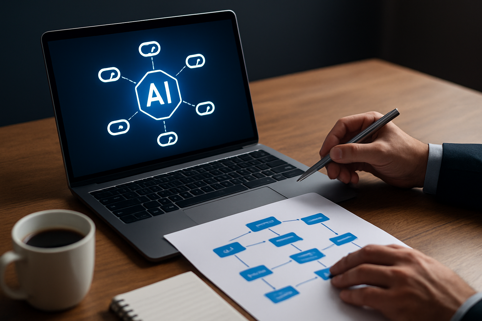 Illustration for The 6-Step Audit & Automation Playbook related to how to optimize internal linking with ai tools