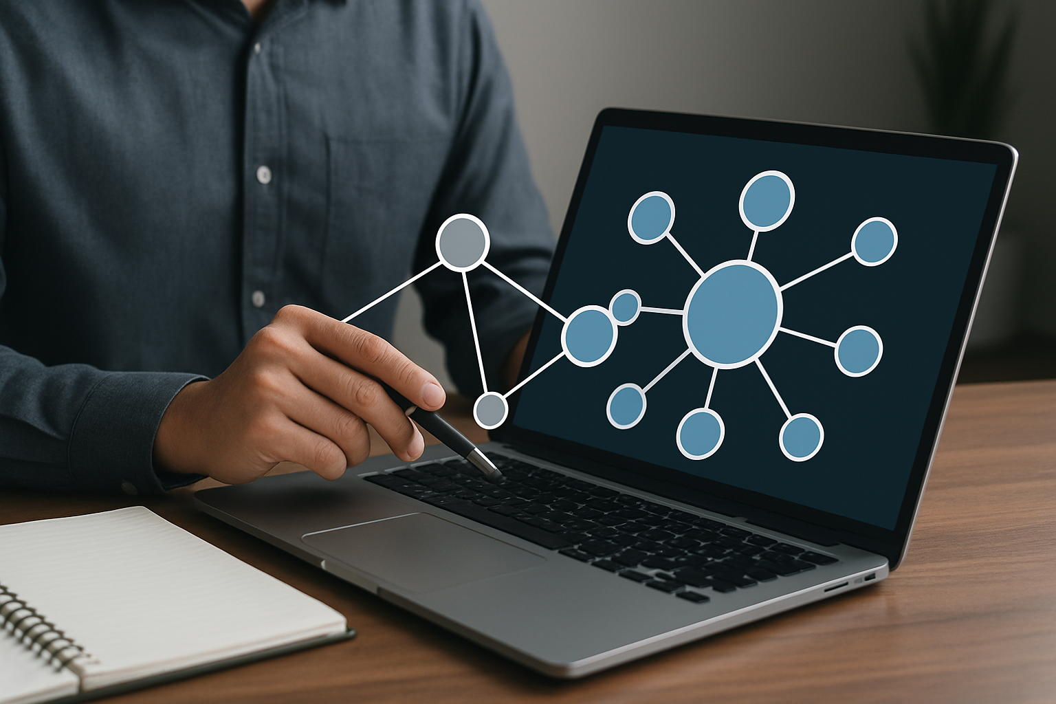 Illustration for How do internal linking and topic clusters build topical authority? related to Semantic SEO optimization