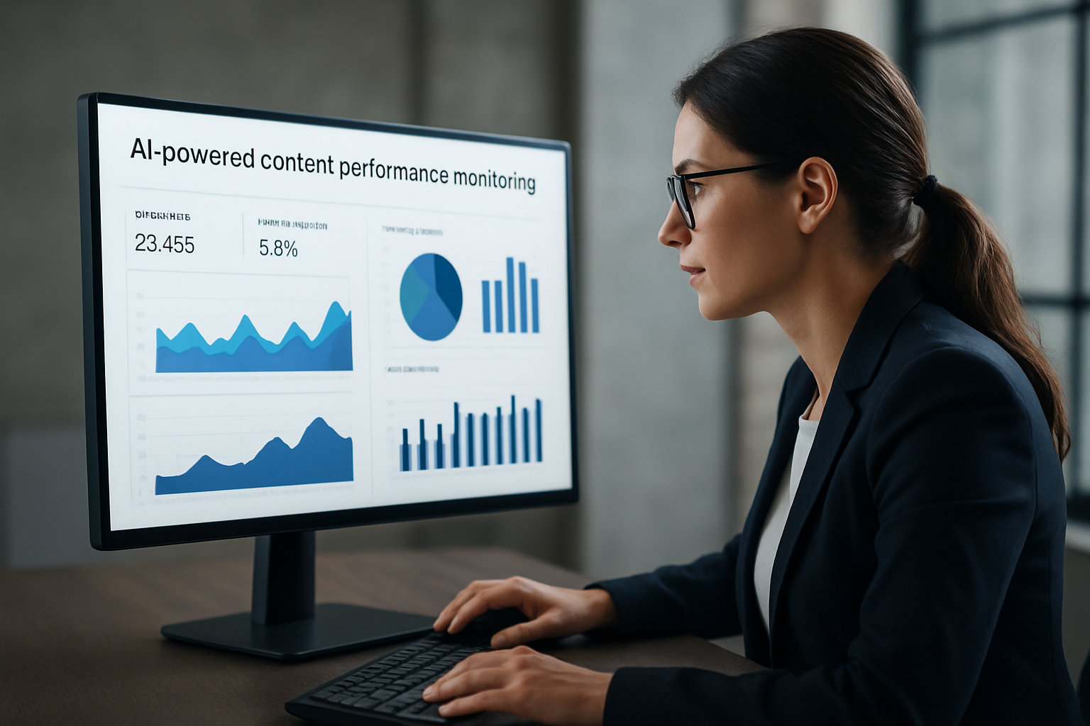 Illustration for Can you share real-world examples and outcomes? related to ai powered content performance monitoring