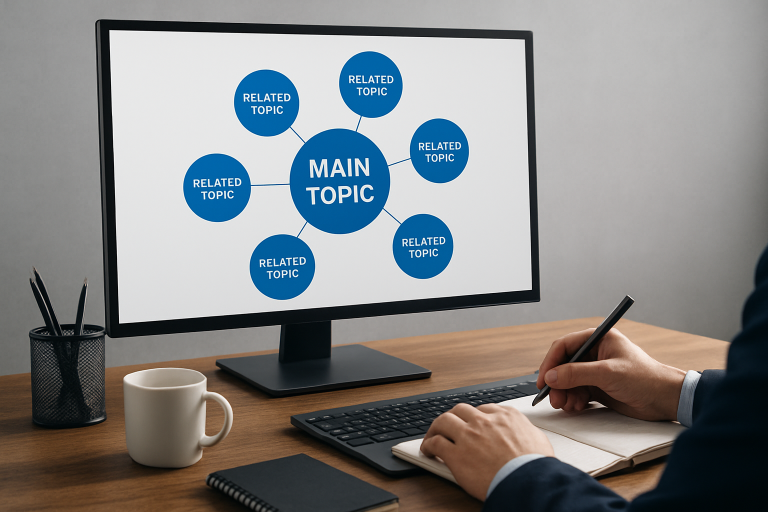Illustration for Mini Case Study: From Fragmented Posts to an Entity Hub That Ranks in AI Search related to topic clustering for seo
