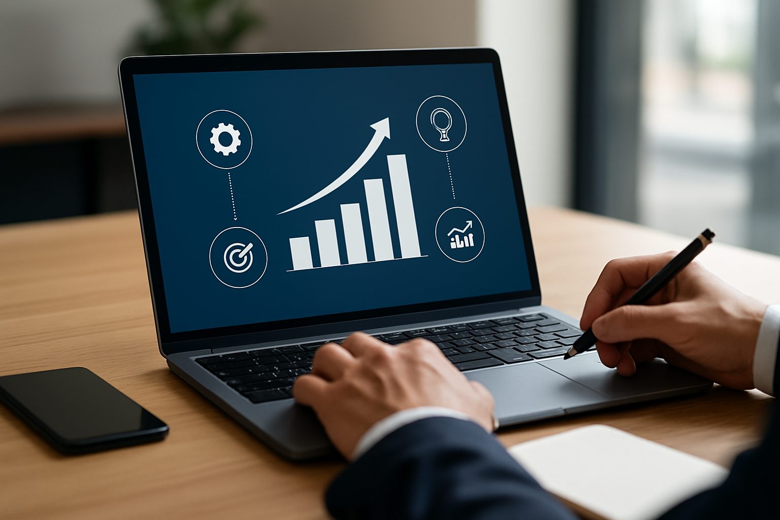 Illustration for Workflows and Tools That Turn Strategy Into Scale related to topical authority with ai